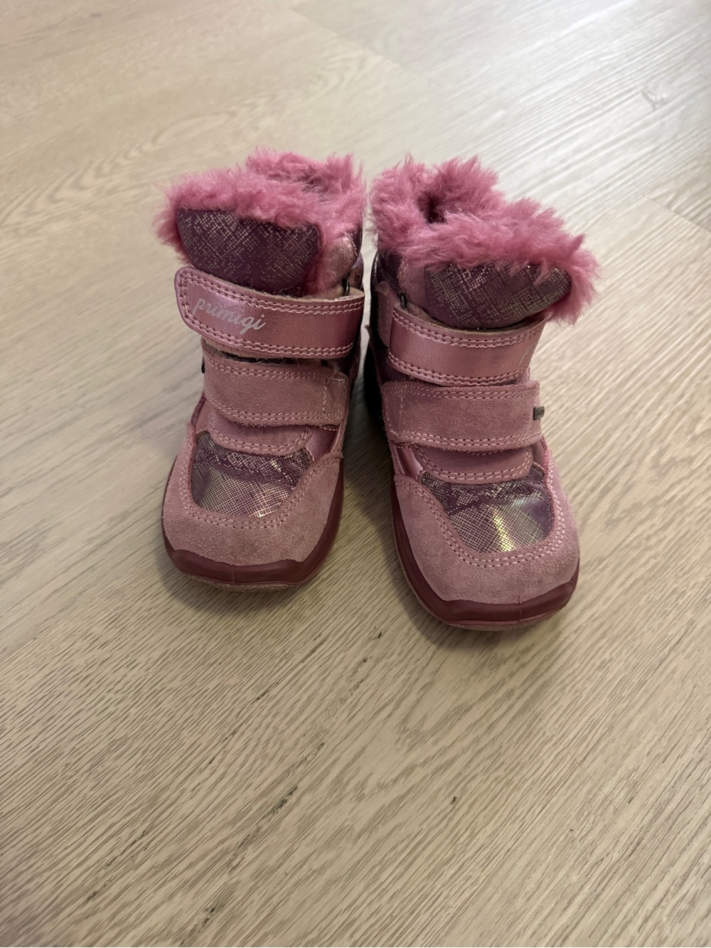 Primigi Rose Pink Faux-Fur Girls Winter Boots